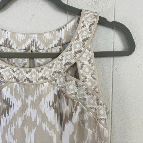 Gretchen Scott Designs Isosceles Dress in Kitt Ikat- Khaki Size XS Stretch - Picture 5 of 11